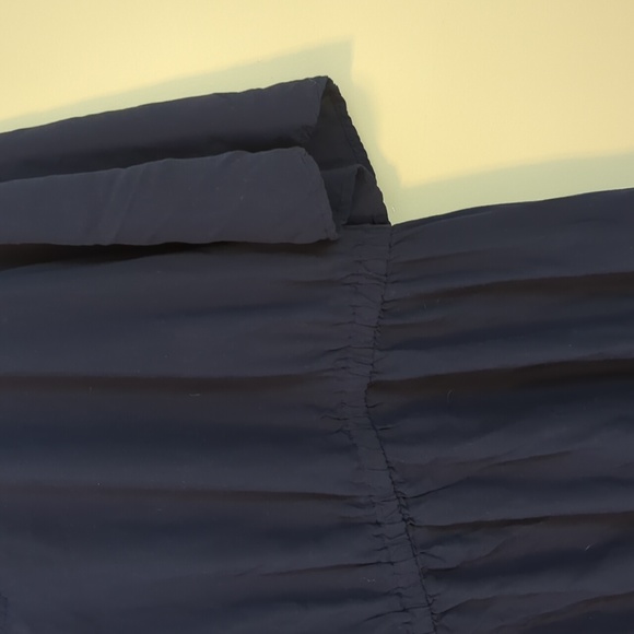 Waist Defined Dark Blue Shirt Dress - Picture 3 of 4